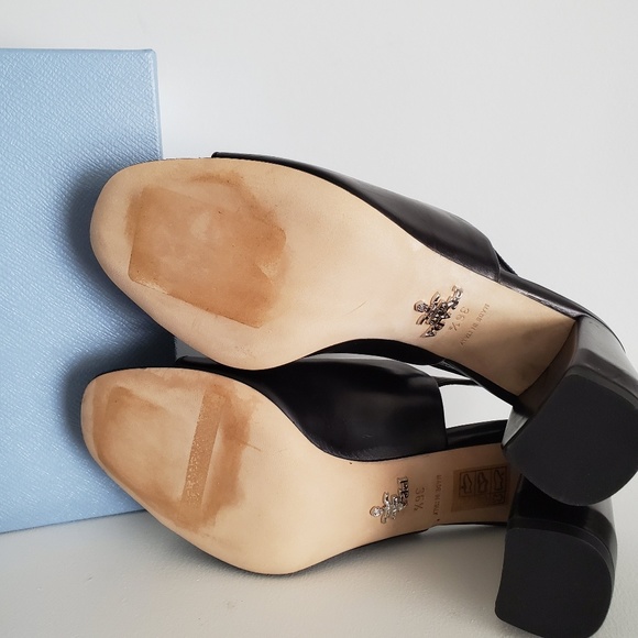 Prada Shield Slingback Sandal - Picture 5 of 8